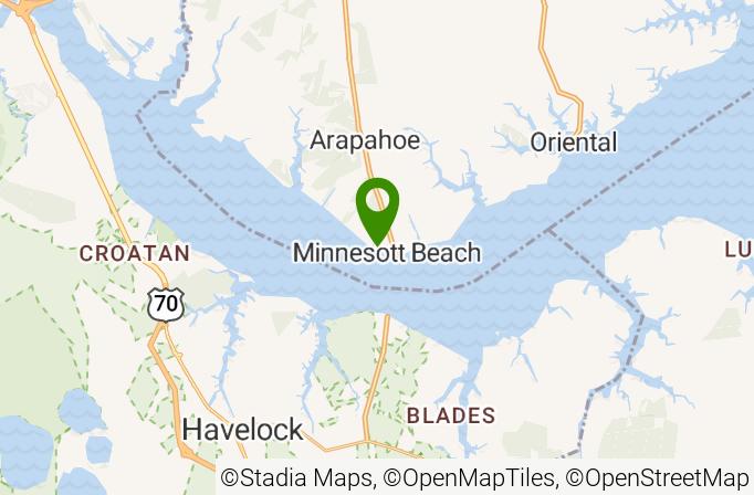 Minnesott Golf and Country Club Map