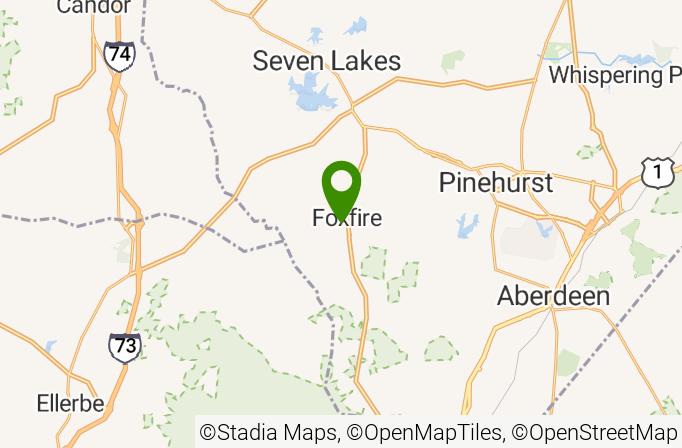 Foxfire Resort and Golf Map