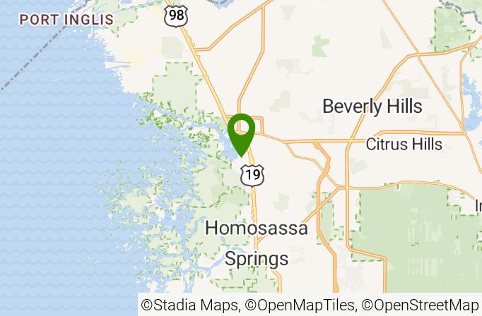 Plantation Resort on Crystal River Map