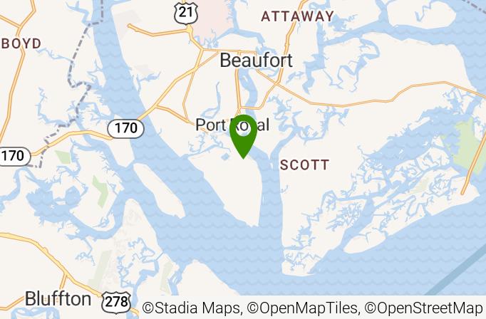 The Legends at Parris Island Map