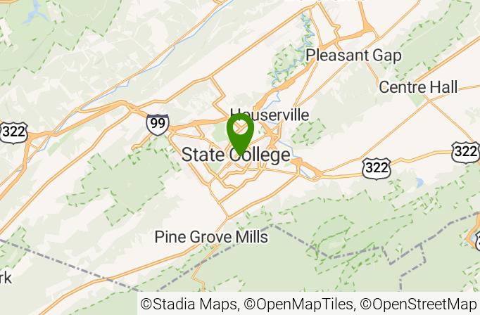 Toftrees Golf Resort and Conference Center Map