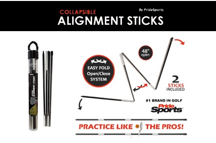 Pride Sports Collapsible Alignment Sticks GroupGolfer Featured Image