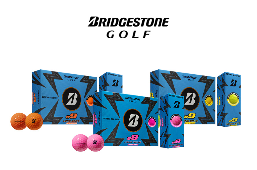 Six Dozen Bridgestone e9 Long Drive Golf Balls GroupGolfer Featured Image