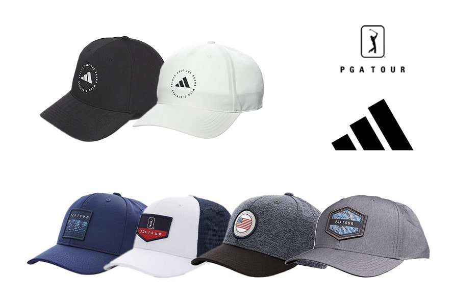 2-Pack of adidas or PGA Tour Golf Hats