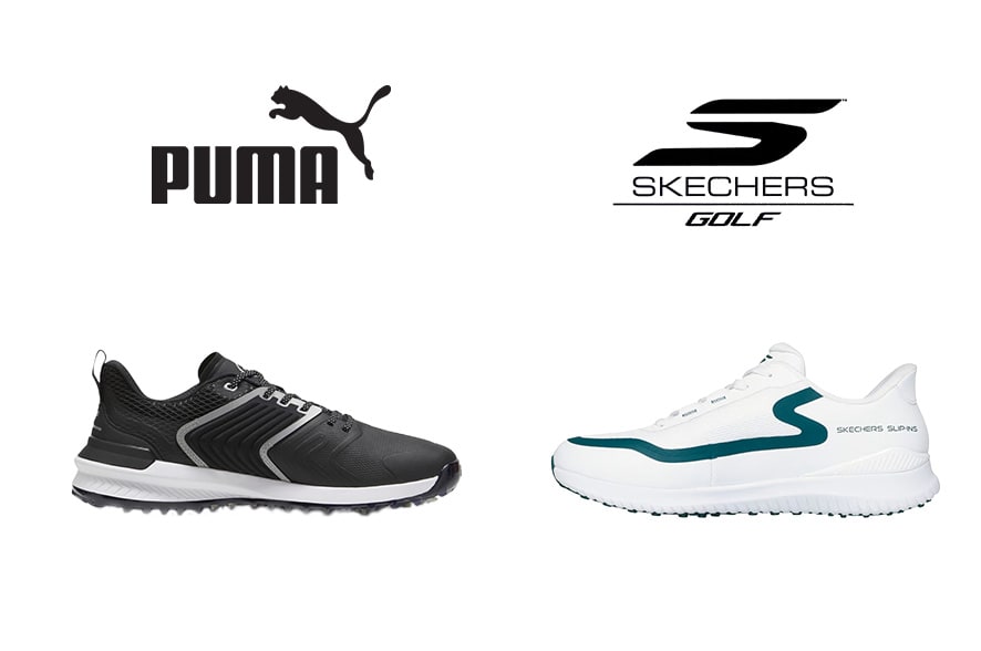 One Pair of Puma or Skechers Golf Shoes PLUS a Switch Blade Divot Tool