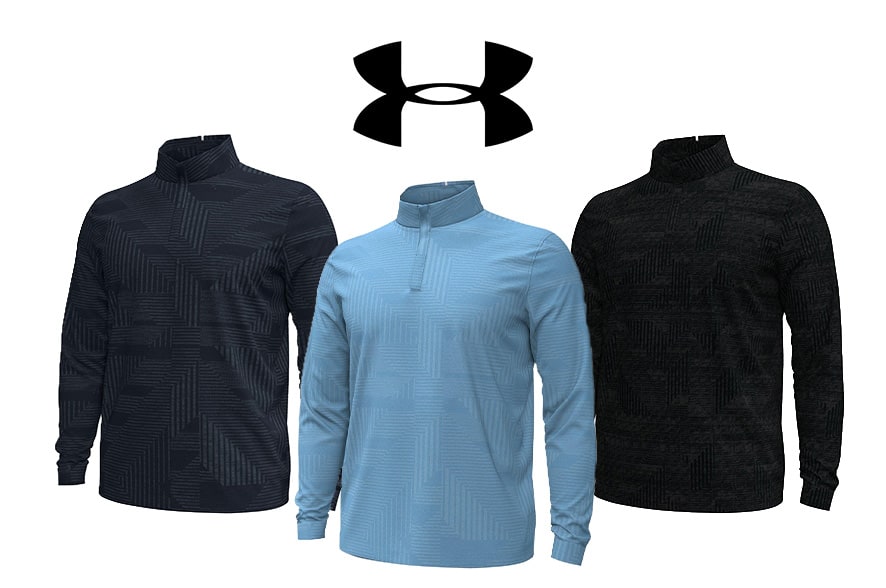 One Under Armour Playoff 3.0 Geometrix Quarter Zip